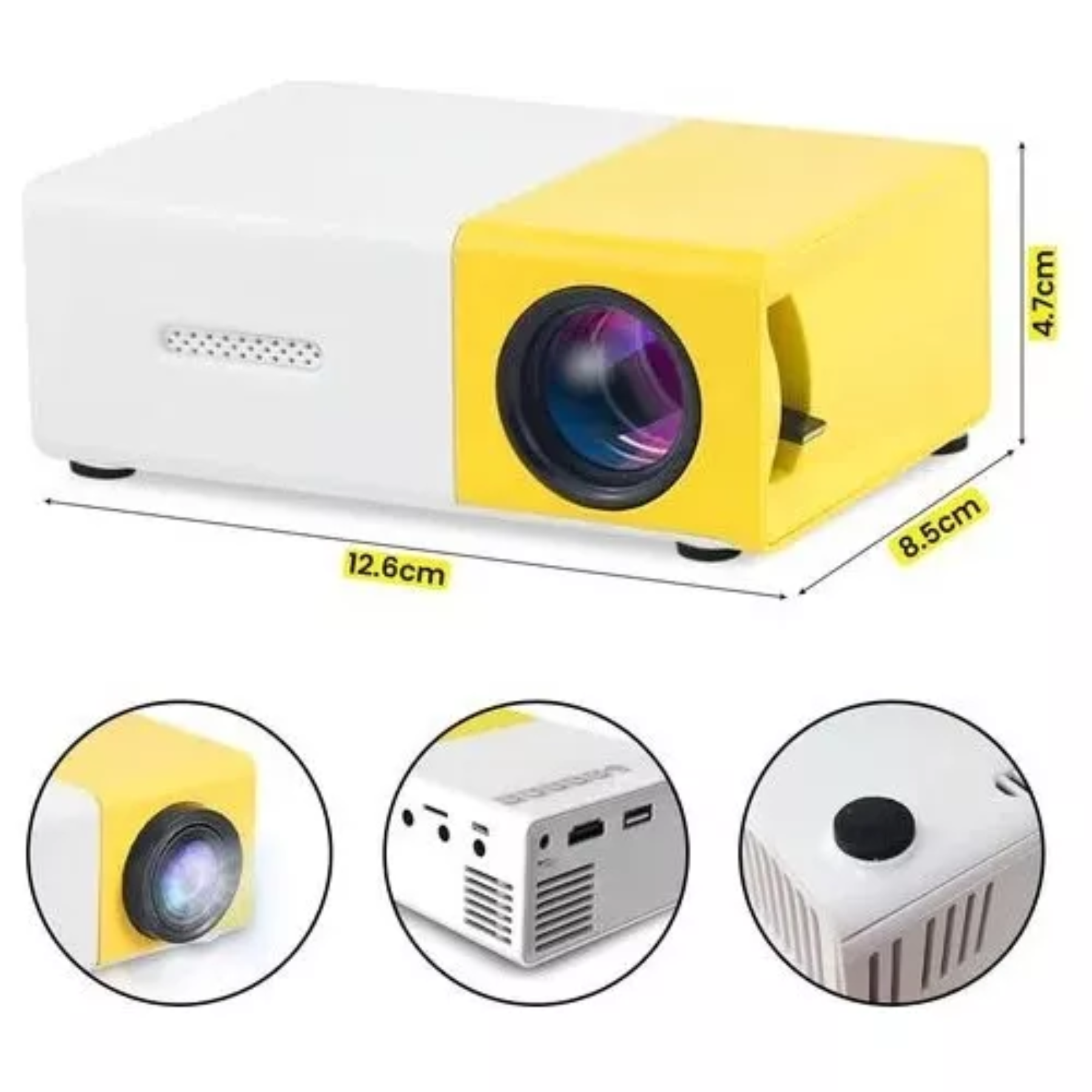 Mini Proyector LED Portátil FULL HD