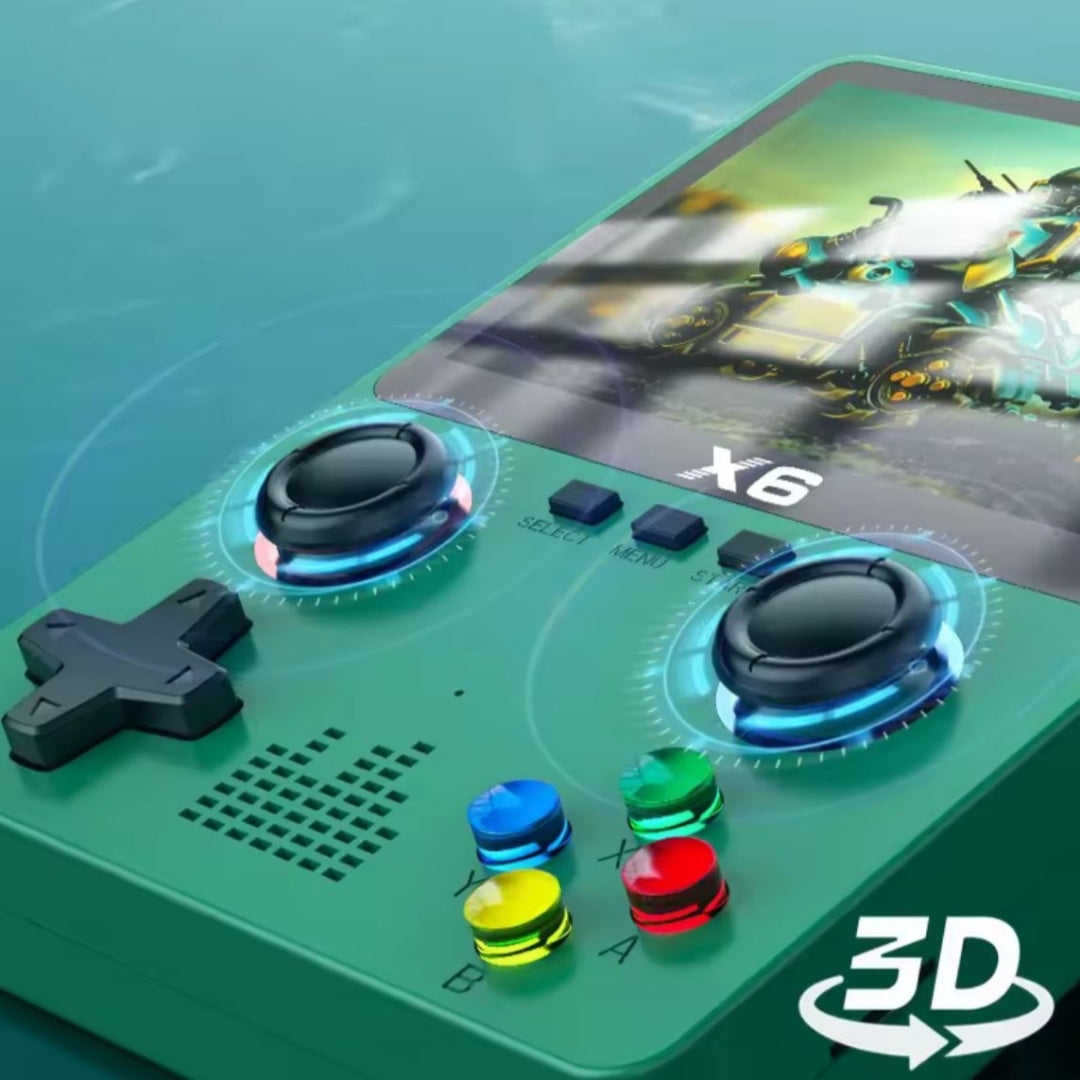 Consola Portátil X6: Revive la Época Dorada de los Videojuegos