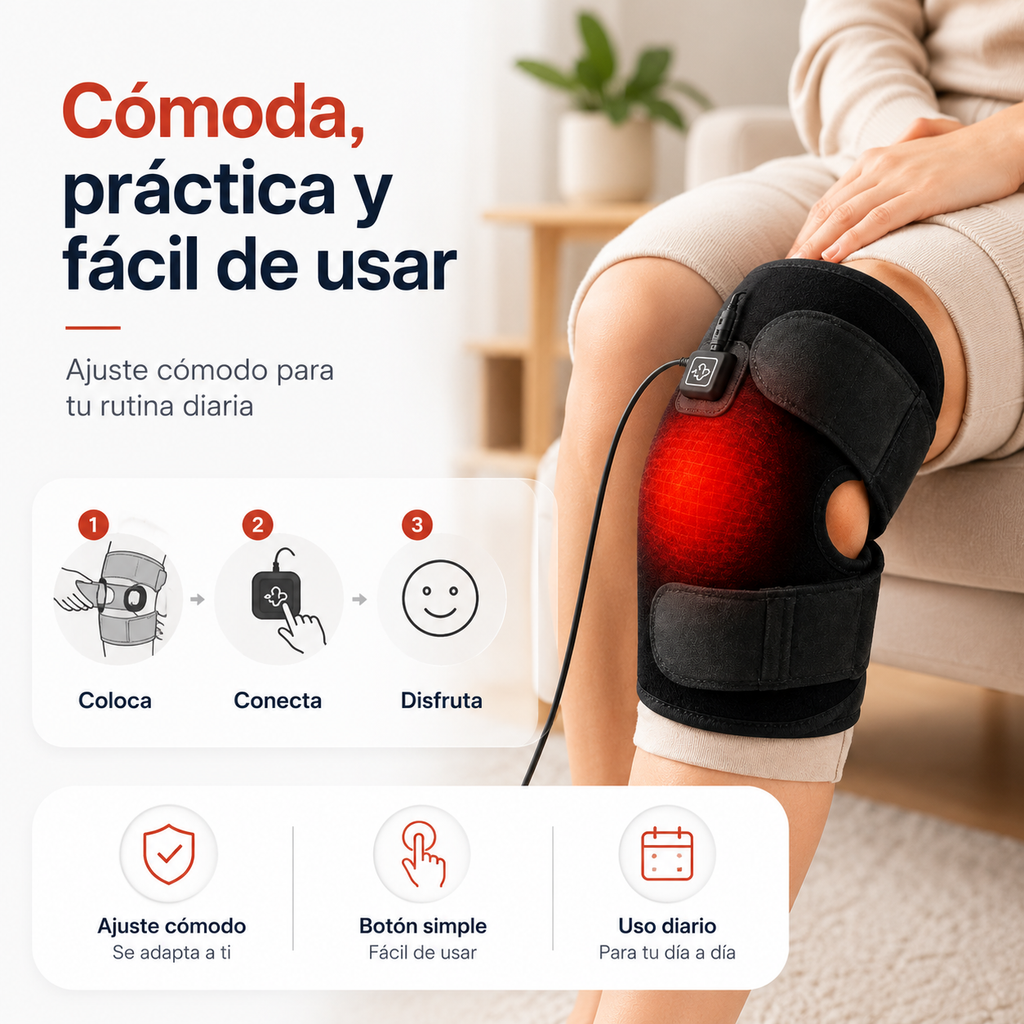 Rodillera Térmica Inteligente USB-C