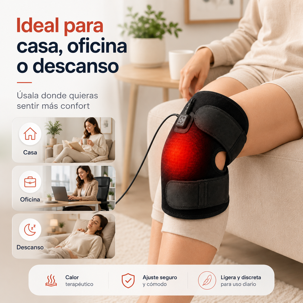 Rodillera Térmica Inteligente USB-C