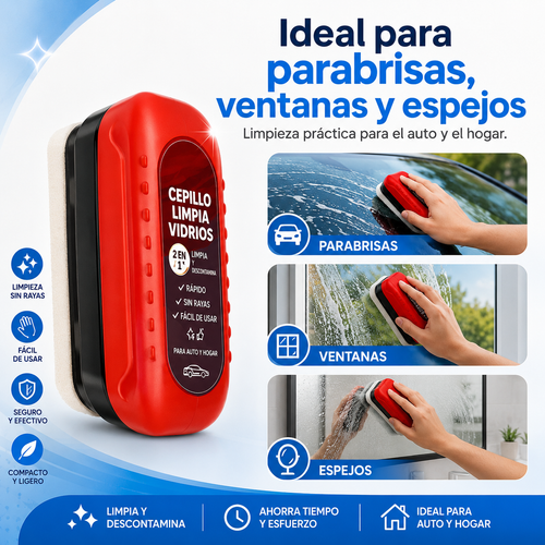Cepillo Limpiavidrios para Auto