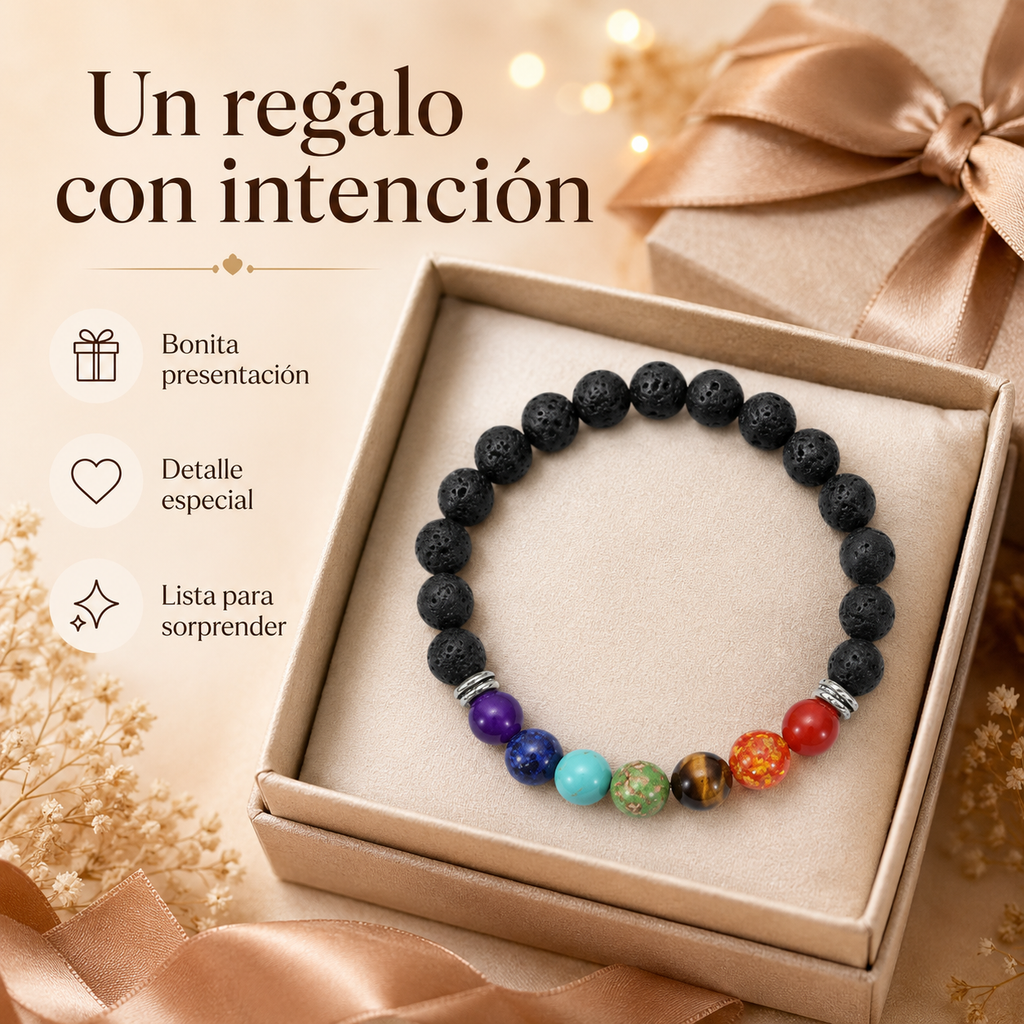 Pulsera 7 Chakras Ajustable