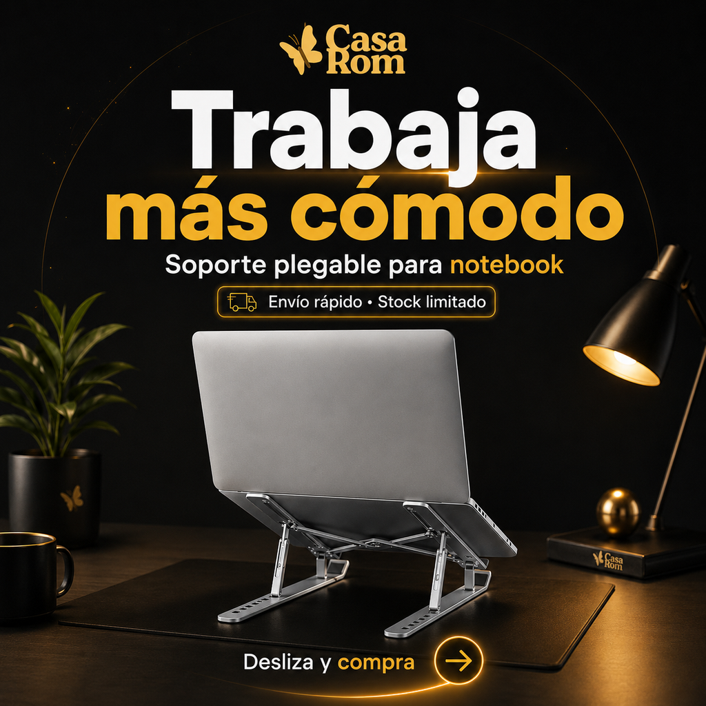 Soporte Plegable Para Notbook Metalico